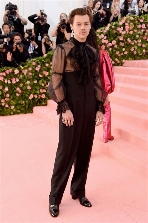 harry styles met gala 2019 gucci|harry styles met gala outfit.